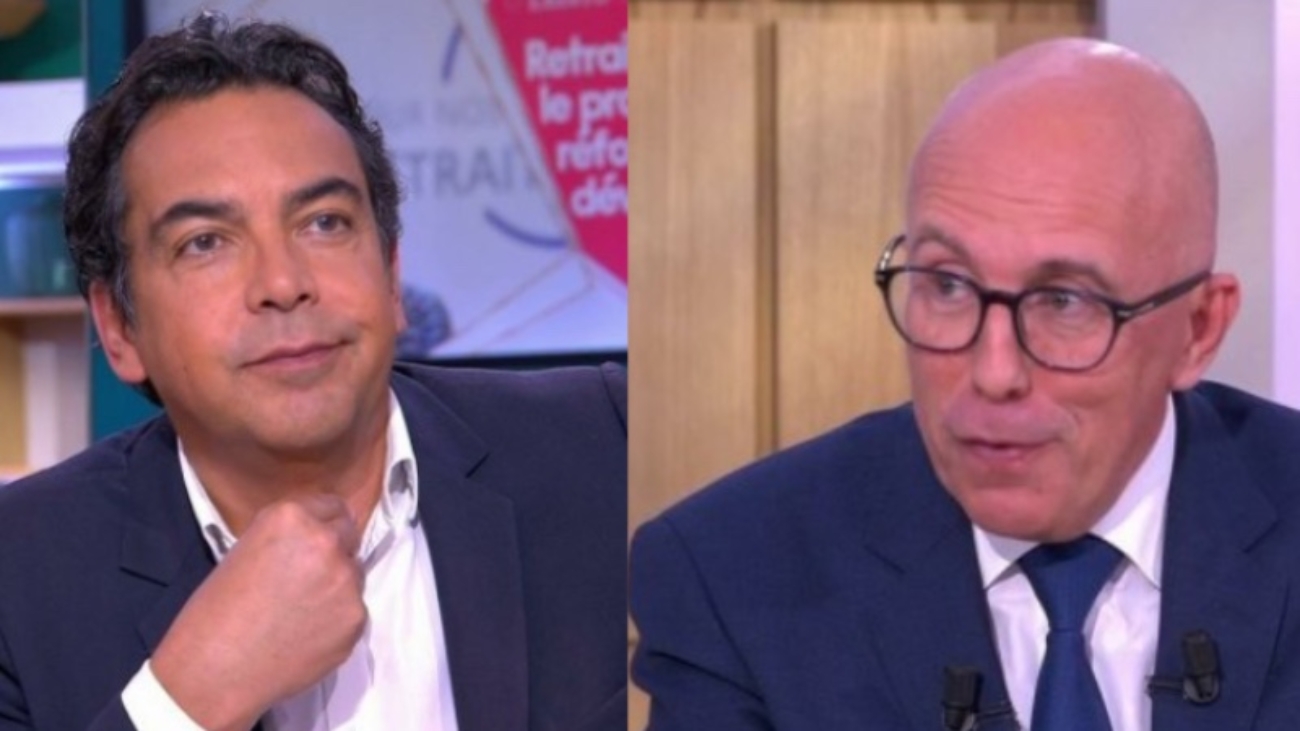 Eric Ciotti et Patrick Cohen